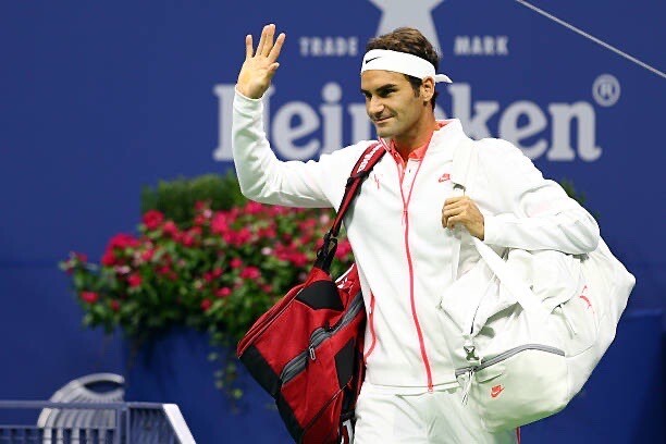 Roger Federer Nike 2015 US Open RF Jacket size:M-L (JPN XL) | eBay