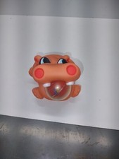 Giocattolo in vinile vintage 1979 Playskool Pal Animal Hungry Huggy HIPPO Bath Squeeze raro DIVERTENTE