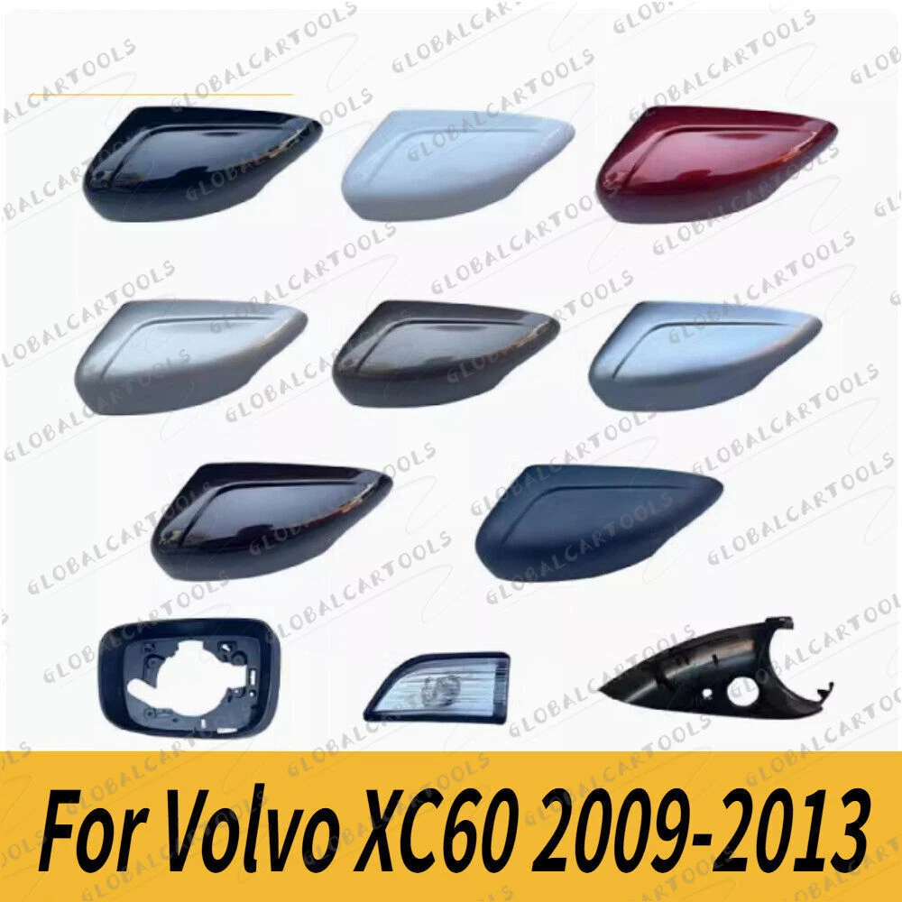 Driver Passenger Side Rearview Mirror Cap Cover For Volvo XC60 2009-2013