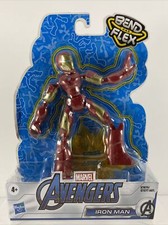 Avengers Marvel Bend and Flex Action Figure Toy, 6-Inch Flexible Iron Man Figure