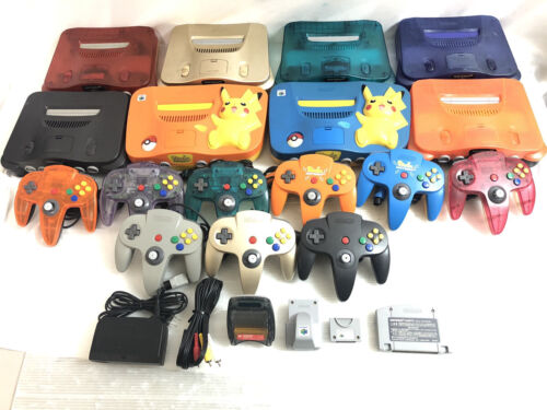 Console Nintendo 64 N64 Region Free Smash Brothers Mario Kart incluse - Photo 1 sur 32