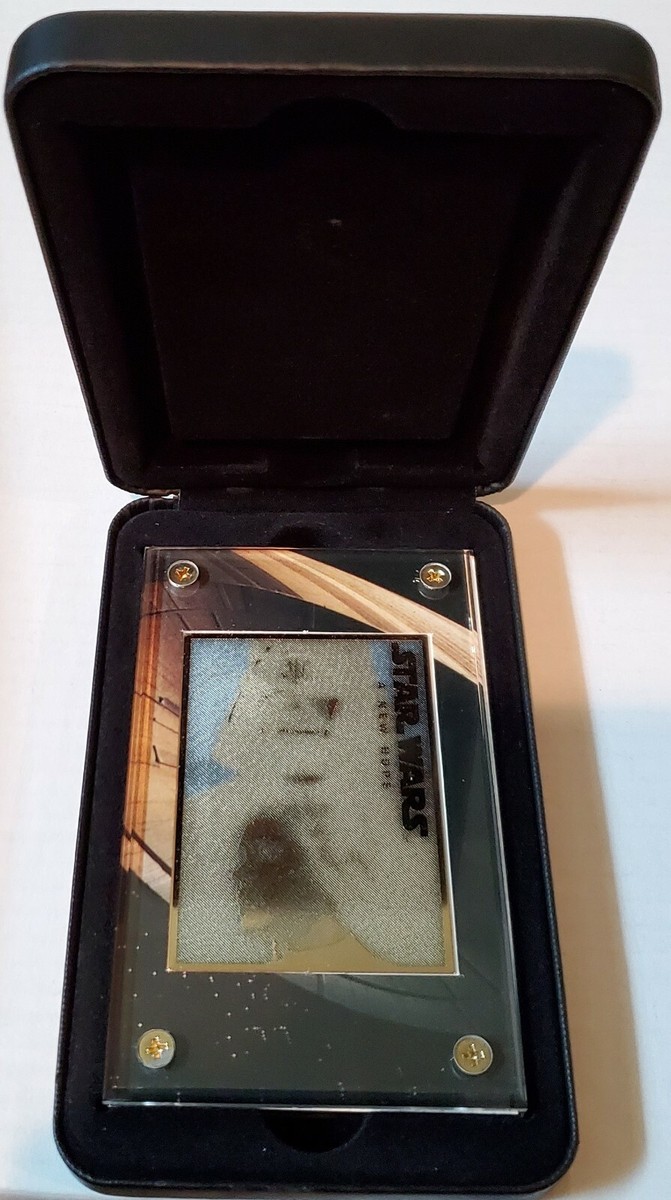 Star Wars Trilogy - A New Hope Ltd 24K GOLD Card in Case Leia | eBay