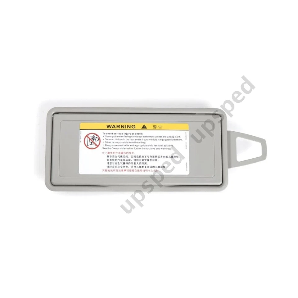 Capa cinza para viseira solar esquerda quadro espelho para Mercedes-Benz Classe S W220 1998-2005 - Imagem 4 de 4