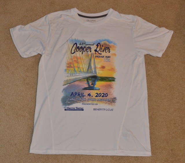 43rd Annual Cooper River Bridge Run 10K April 4th 2020 Women's Medium