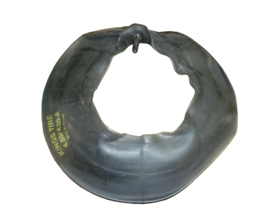 Reifenset 400x100 (4.80/4.00-8) / 4PR / Rille (Mantel + Schlauch m. Autoventil) - Bild 3 von 3