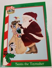 1994 TCM #F10 Santa Around the World Toymaker 1927 Switzerland Red Foil Card
