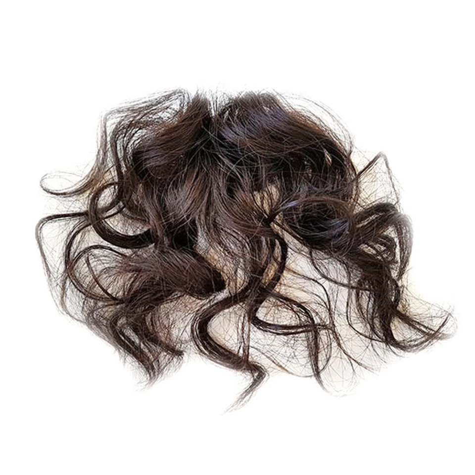 Mini Clip en Natural Rizado Limpio Aire Flecos Clip en Remy Peluquería Humana Foto 3 de 4