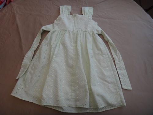 FREE SHIPPING! NW0T 2 Sz 5 ASHLEY ANN DRESSES-GREEN EYLET/ PINK FLORAL W/SPARKLE - Picture 8 of 9