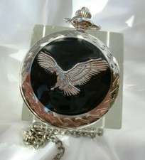 Antique Style Manual Winding Cordless Pocket Watch with Chain