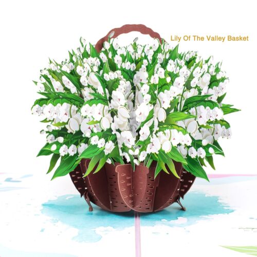 Flowers Basket Pop Up Cards - Picture 4 of 7