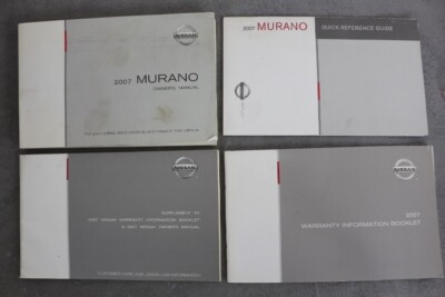 Nissan Murano Owner,s Manual ''2007'' Betriebsanleitung - Englisch