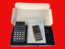Rare Vintage HP-21 Scientific Calculator Hewlett Packard w/ Original Box Manual