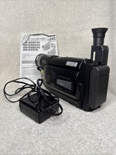 JVC GR-SXM240 Compact VHS Camcorder, DC Power, Black, Manual, For Parts