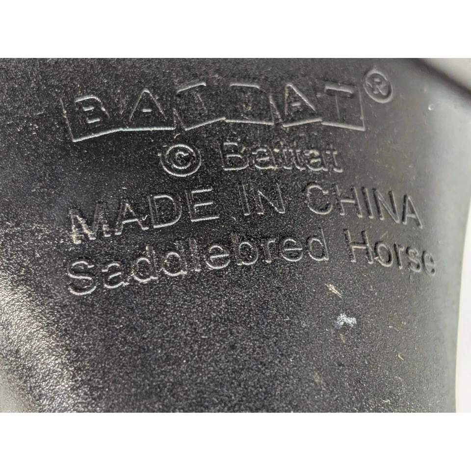 Battat 黑色马鞍马玩具人偶雄伟的种马逼真玩具 — 第 2/4 张图片