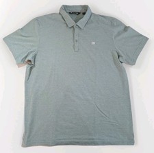 Travis Matthew Polo XXL Golf Green Shirt Sleeve Casual Men's Pima Cotton Blend