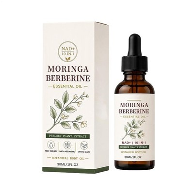 Moringa Berberine Oil - Essential Oil 30ml, With Ginger Root, Jojoba & Vitamin