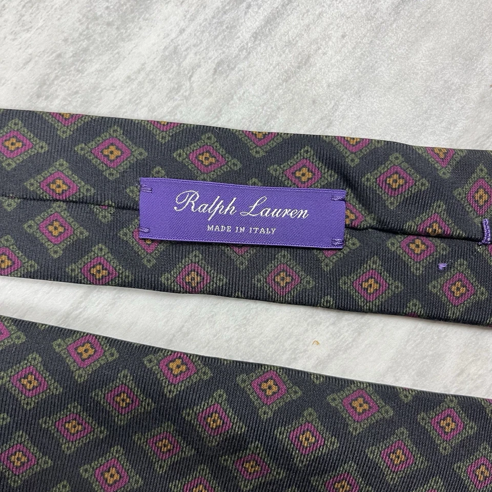 Ralph Lauren Purple Label Men’s Tie Hand Made In Italy - Image 4 of 4