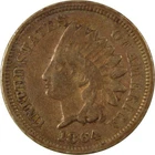 1864 Indian Head Copper-Nickel Cent VG Very Good Details SKU:CP1182