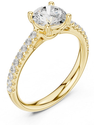 1,2 ct Lab Grown Diamond Elite Luxury Fine Jewellery for Women Ring 925 Silver