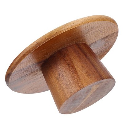 1Pc Practical Cake Display Stand Multi-function Wooden Dessert Stand Holder