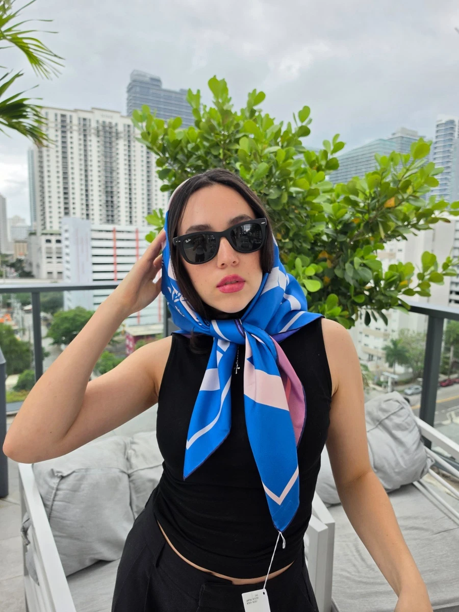 CHANEL Fall Scarves & Wraps Blue for Women for sale | eBay