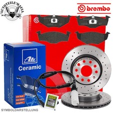 BREMBO Bremsensatz Sport Beläge  Ceramic + Petec Paste vorne für BMW