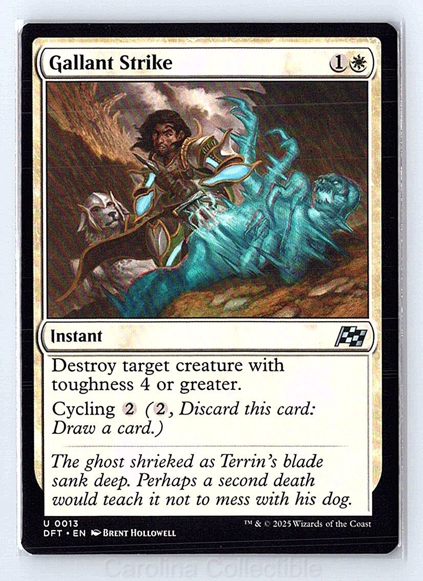 Gallant Strike Near Mint - Aetherdrift 13 Magic: The Gathering