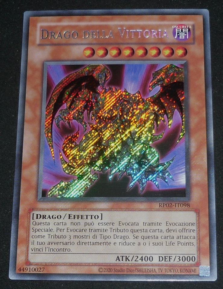 Yugioh - Drago della Vittoria RARA SEGRETA - RP02-IT098 - Immagine 2 di 3