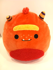 Squishmallows Halloween 2023 Ernest The Monster Orange Plush Stuffed 12"