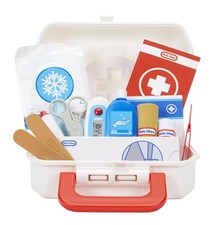 First Aid Kit Realistic Doctor Pretend Play Toy for Kids, Includes 25 Accesso...