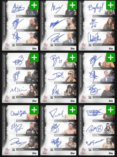 Topps Slam - Topps Signature Class 26 S1 - Triple Signatures (Iconic) Pick