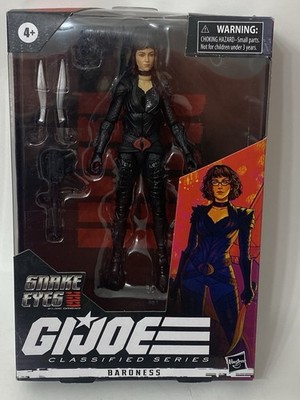 Hasbro Classified Series Snake Eyes G.I. Joe Origins Baroness 6  1:12 Scale...