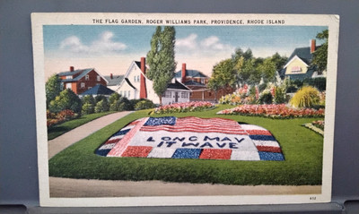 AK The Flag Garden,  Roger Williams Park, Providence, Rhode Island