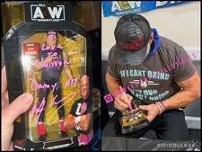 AEW Signed BILLY GUNN #131 CHASE - 1/5000 Action Figure Double Inscribed