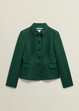 Hobbs 100% Wool Daniella Wool Jacket Size 8 RRP £199