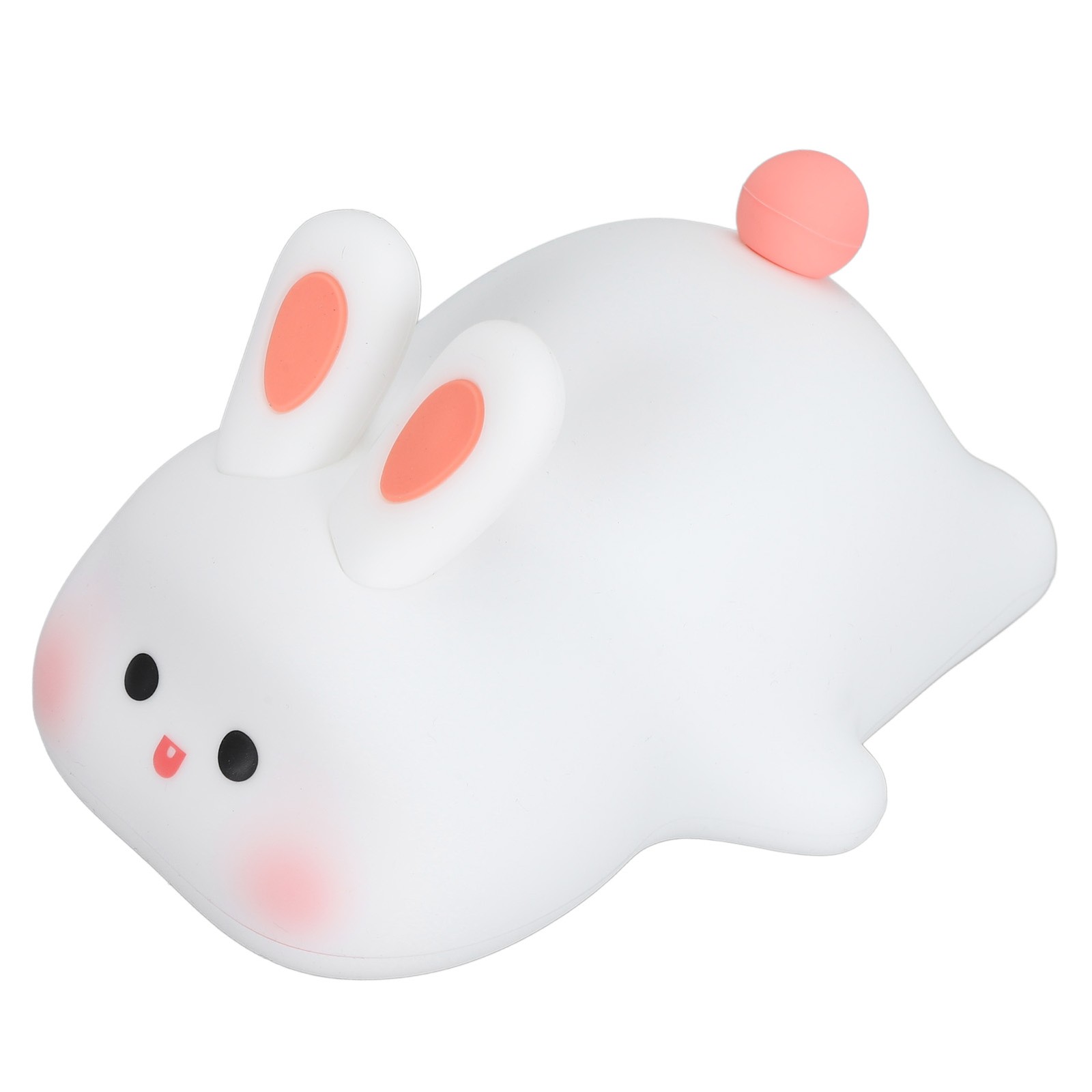 Rabbit Silicone Light Cute USB Rechargeable Touch Bunny Lamp Bedside Light F BLW