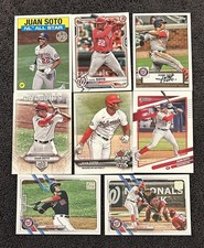 Lot Of 8 Juan Soto national Mets Yankees SUPERSTAR Multiple Years