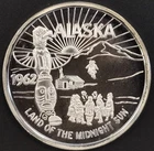 1962 Alaska $20 Alaska Boosters Souvenir Money .999 Fine Silver round! Iñupiaq!