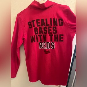 PINK Victoria's Secret Cincinnati Reds Women's Jacket Small MLB Baseball fans