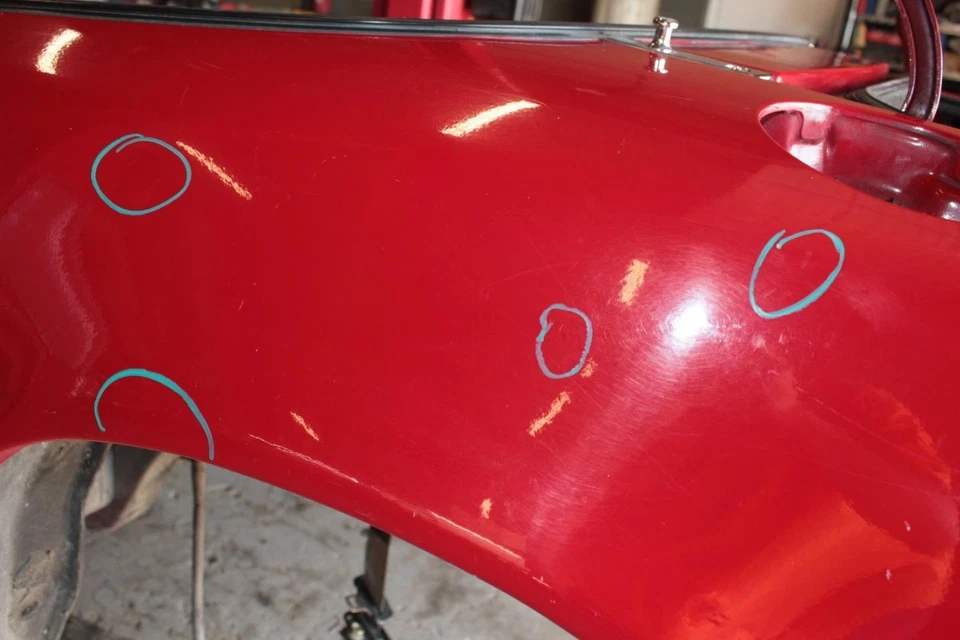 90-97 Mazda MX-5 Miata NA Driver Cuarto Trasero Izquierdo Panel Corte Foto 3 de 4