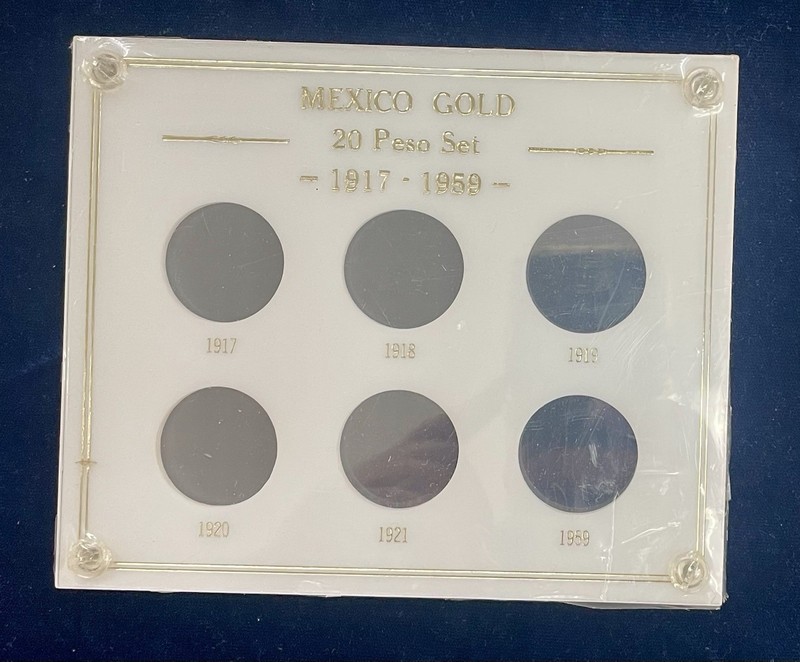 Capital Holder For México 20 Pesos Gold Coins