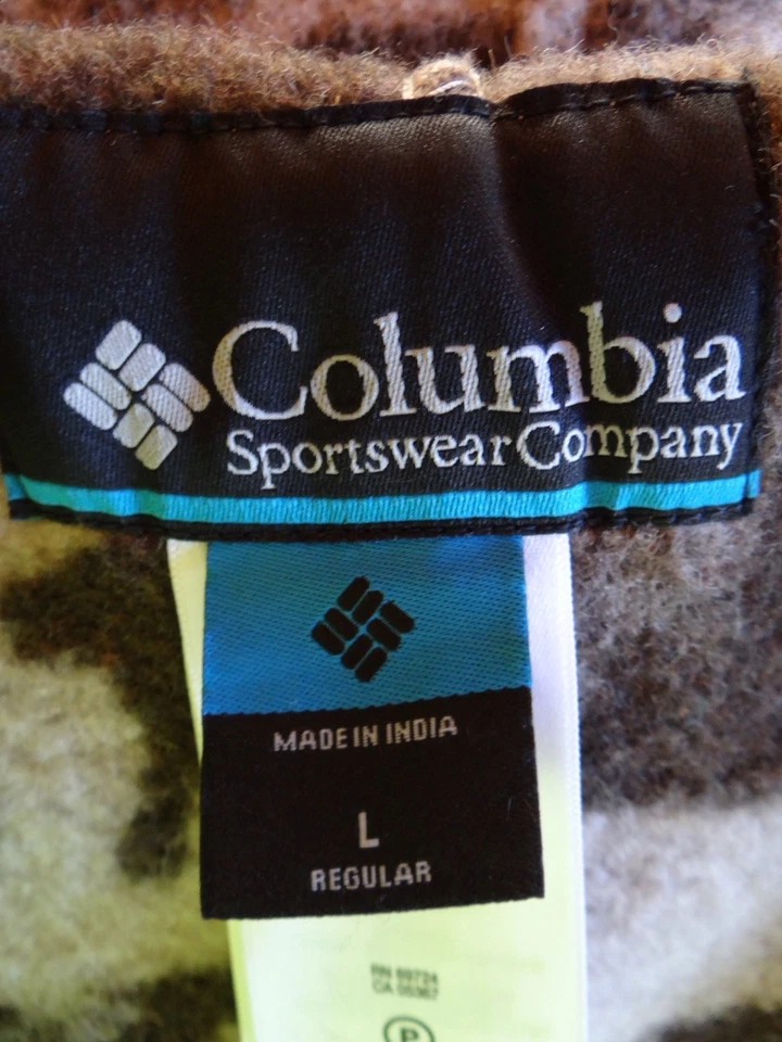  Columbia Gallatin Range Wool Bib Size L Snow Camo Overalls - Image 4 of 4