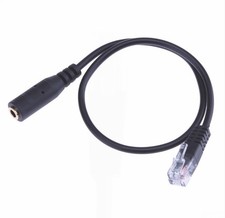 RJ9 to 3.5mm Adapter Mobile Phones Conversion Cable Earphone Converter