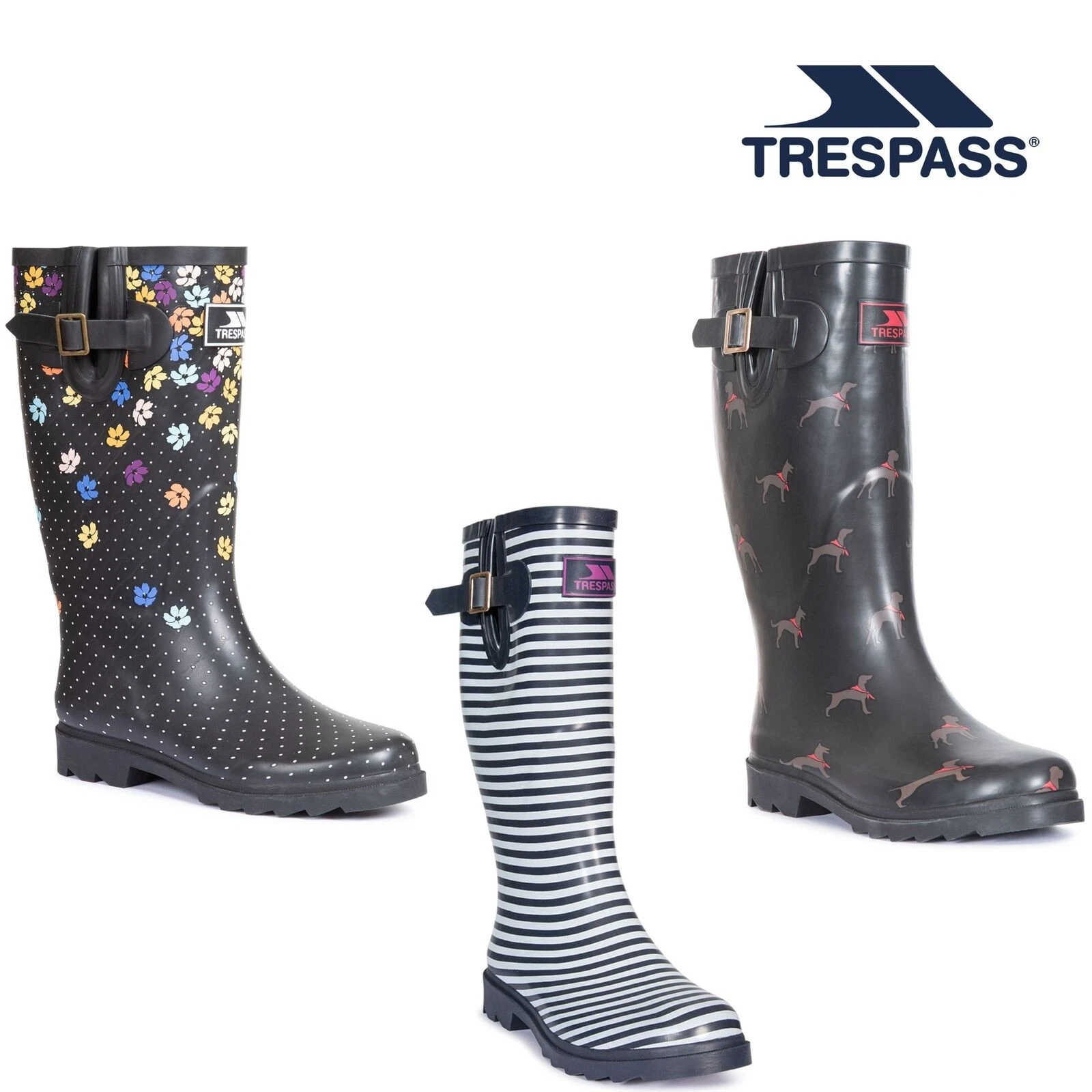 Trespass Womens Wellie Boots Wellington Boots Welly Boots Full Length Samira
Opens in a new window o