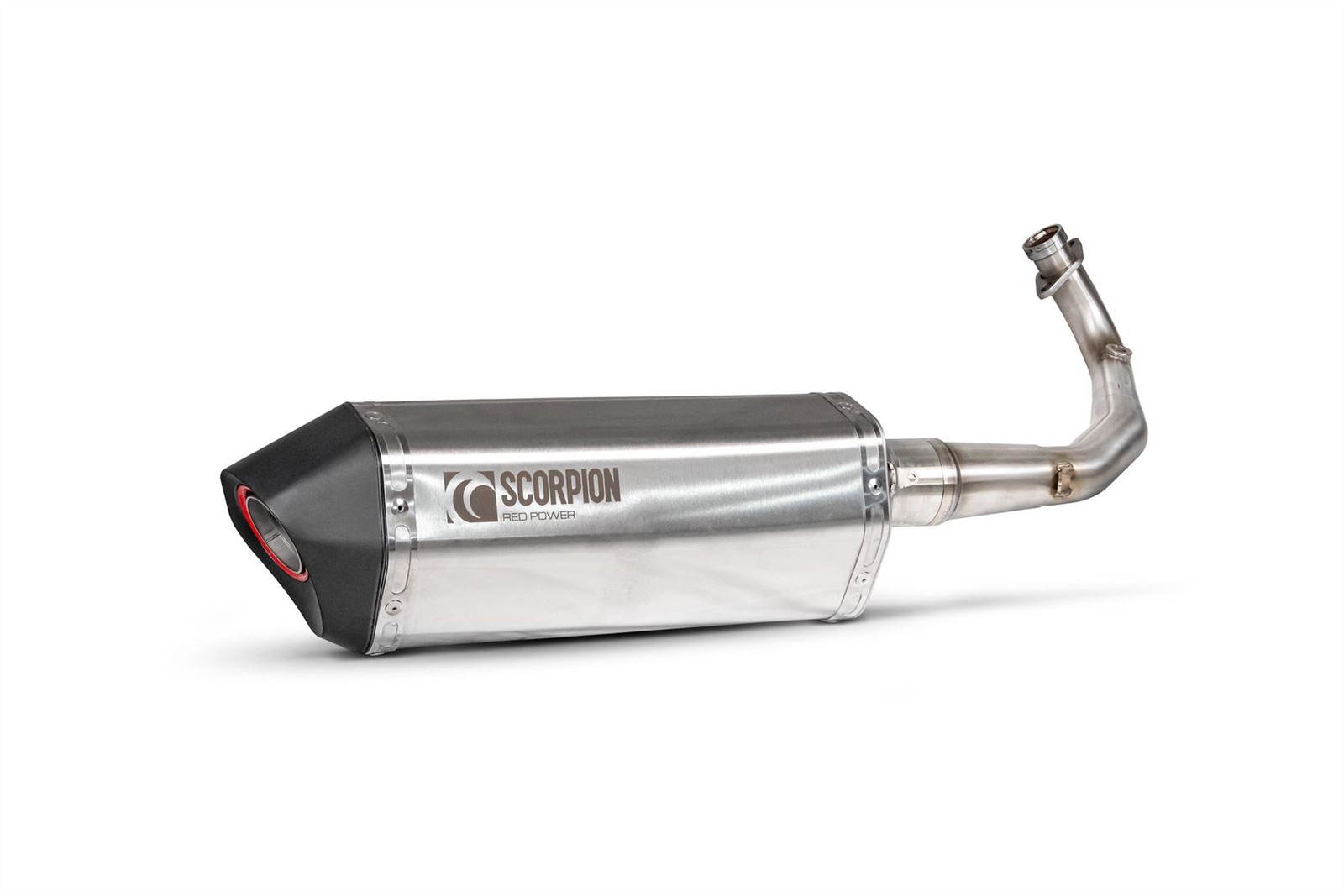 Scorpion Exhaust Serket Parallel Slip On Stainless Lambretta V125 Special 21-24