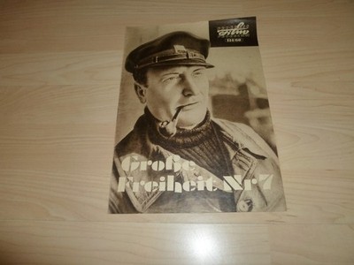 Progress Filmprogramm 134 / 60 - Große Freiheit Nr 7 - Programmheft Hans Albers