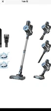 Cordless Vacuum Cleaner with Self-Standing, LED Screen Stick Vacuum Cleaners for