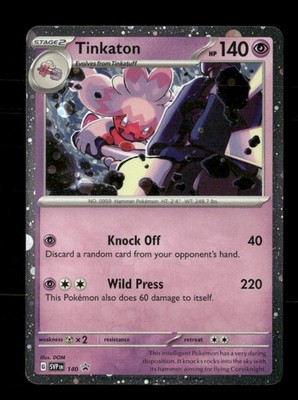 Tinkaton (Cosmo Holo) 140 Holo Scarlet & Violet Promo NM/M Pokemon