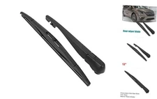 Rear Windshield Wiper Blade Arm Set Fit for Honda Odyssey - Pack of 2 Black