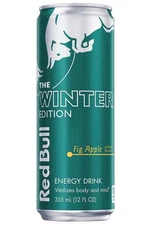 (1) Red Bull Winter Edition Fig Apple 12oz